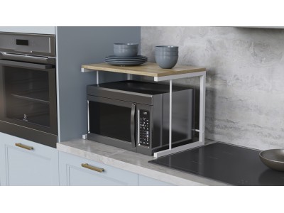 Помощна етажерка за кухня Kitchen 301 (дъб сонома/бяло)